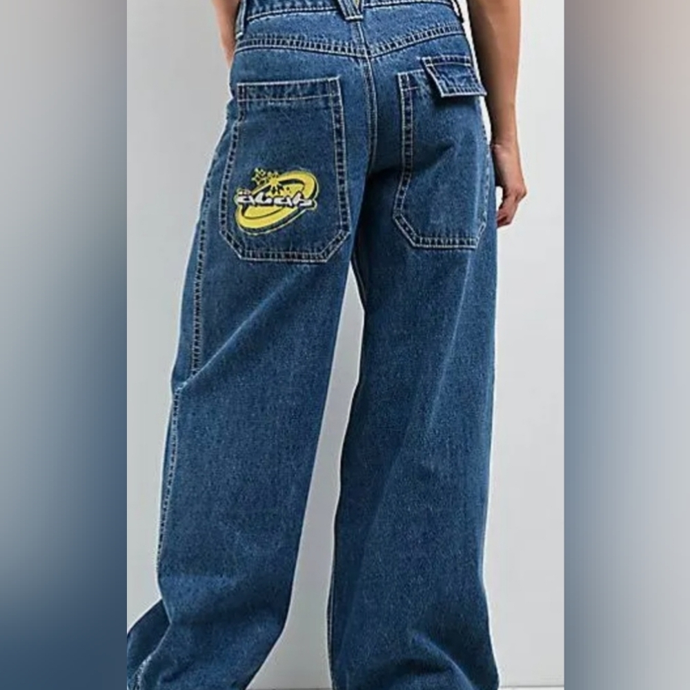 TRTRHigh-Waist Wide Leg Jeans - Classic Blue Size 00
